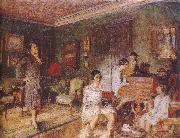 Edouard Vuillard Mrs Olga with her children china oil painting artist